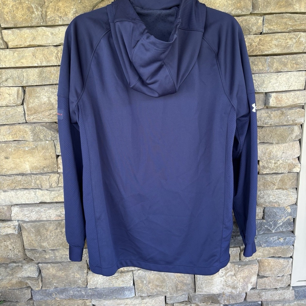 Auburn Tigers Under Armour Full Zip Jacket Embroidered Navy Medium Hoodie - Picture 7 of 7